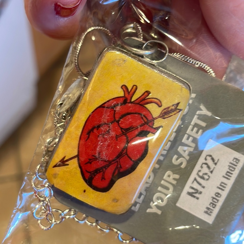 NWT human heart with arrow through it